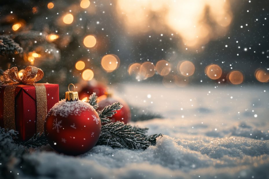 winter holiday scene